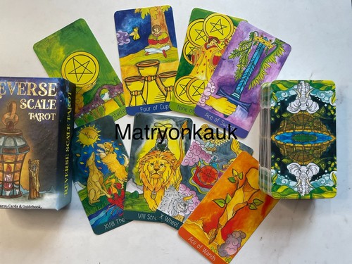 Reverse scale tarot cards deck - reverse,