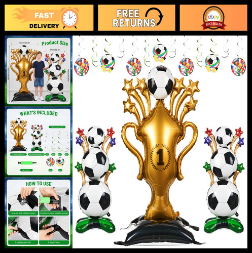 5pcs soccer party - 5pcs,