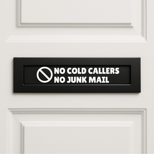 Cold callers junk mail - no,