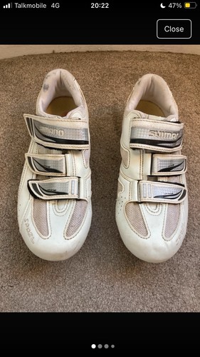 White shimano spd - shimano, cycling