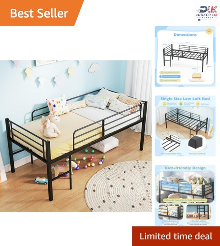 Stylish kids bunk bed 3ft - bed,