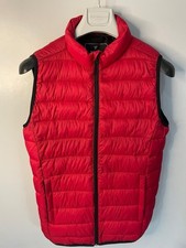 Primark Mens Red Puffa Gilet
