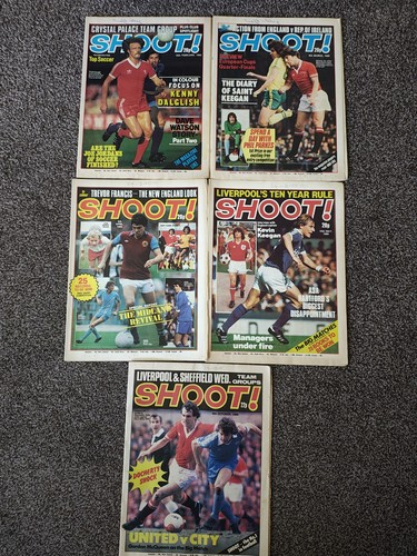 Shoot football magazines 1980 - shoot,