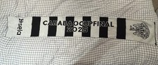 Newcastle United NUFC 2025 Carabao Cup Final Wembley Scarf Official Genuine