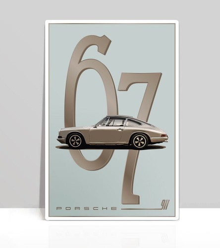 Air cooled gold 1967 porsche - gold,