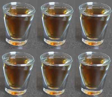 6x Anchor Hocking Whiskey Shot