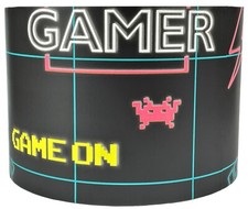 Gaming lampshade for boys - gaming,