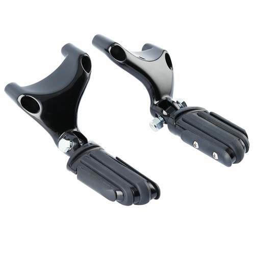 Black passenger footpeg mount - black,