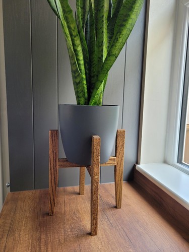 Solid oak plant stand - oak, 30cm