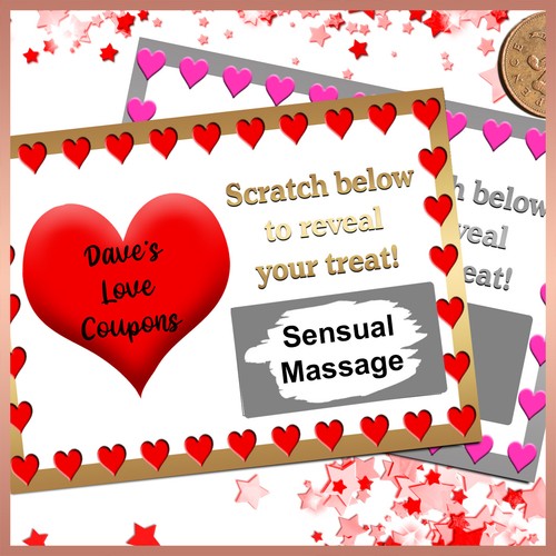 10x personalised valentines - personalised,