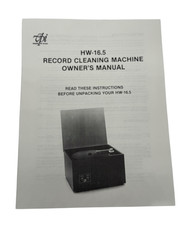 VPI HW-16.5 RECORD CLEANING MACHINE OWNER'S MANUAL