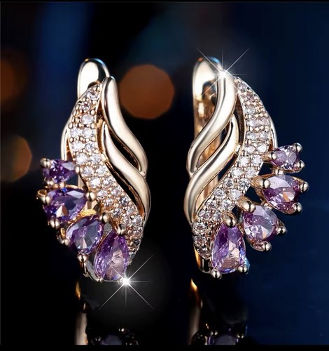 9ct gold purple - purple, amethyst