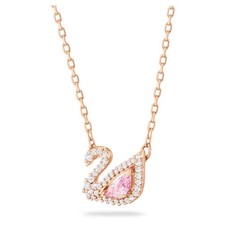 Swarovski necklace Swan, Pink