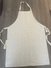 White Kitchen Apron Brand New