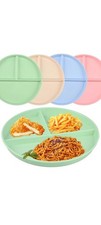 4 Pcs Divided Dinner Plates