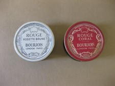 Bourjois London & Paris ~ 2 Vintage Rouge Blushers ~ Coral & Rosette Brune