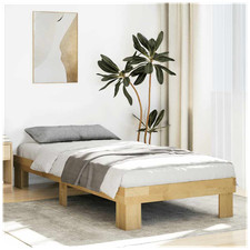 Bed frame Solid Oak Small