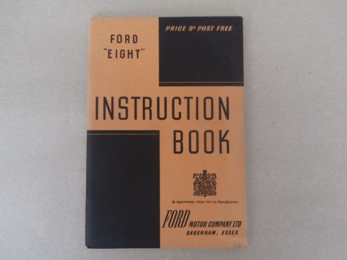 Ford eight instruction - ford,