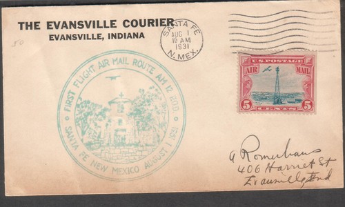 1931 first flight cachet cover