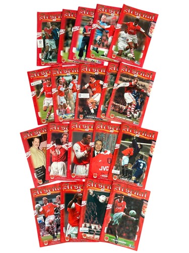 Full season arsenal programmes - full,