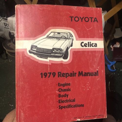 Toyota celica 1979 repair - toyota,