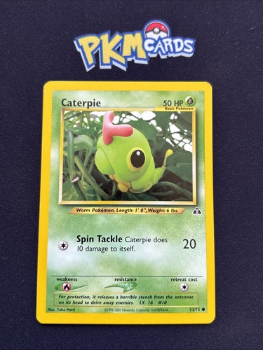Pokémon tcg caterpie neo - tcg,