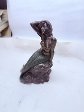 Bronze Effect Mermaid Figurine
