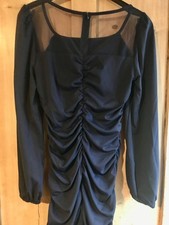 Grace Karin midi dress navy