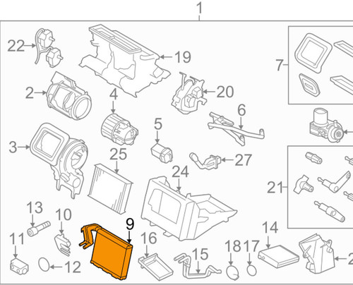 Volvo xc70 mk2 heater - xc70, a/c