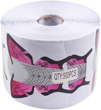 Pink Nail Forms Design Adhesive Nail Form for Acrylic/UV Gel Nail