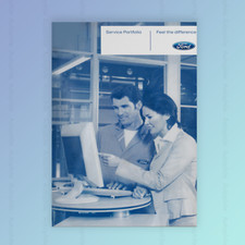 Ford Fiesta Service Book Blank