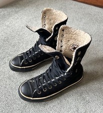 Converse 13 Hole Black Leather