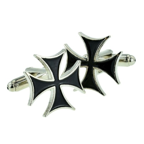 Maltese cross cufflinks - maltese,