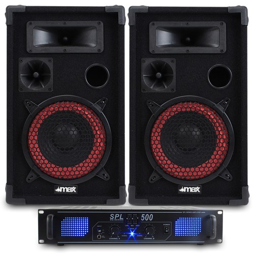 Max pa party speakers - 2x,