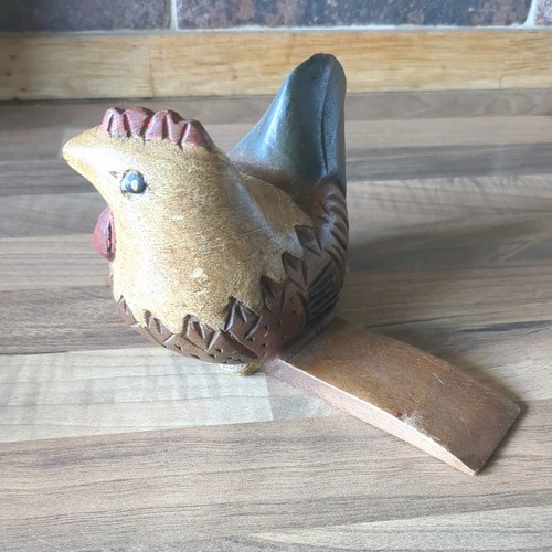 Hand carved painted wooden - hand,