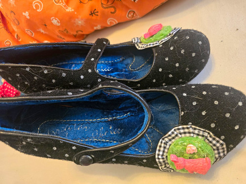 Irregular choice black polka - choice,