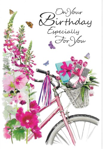 Open female happy birthday - open,