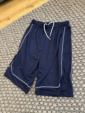 Everlast Men’s Long Boxing Shorts - Blue - Size L