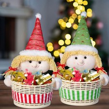 °Xmas Candy Basket Dish Bowl