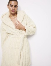 M&S Dressing Gown Ivory - Size