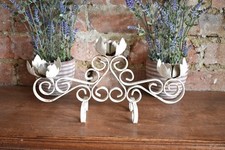 Vintage Rustic Metal Floral