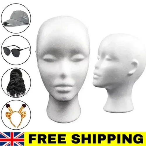 Polystyrene foam head - polystyrene, dummy