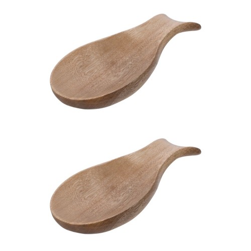Grey wooden spoon rest - grey,
