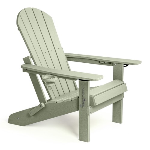 Sage green folding adirondack - folding,