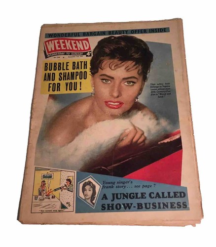Vintage weekend magazine 1957 - magazine,