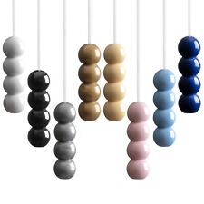 Bathroom Pull Cord Switch String, Handle and Connector. Pebble Style Handle.