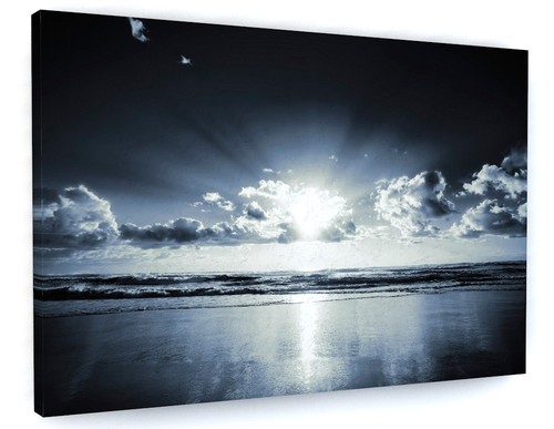 Black and white sunset - black,