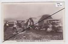 MINEHEAD  Somerset 'An Advert' for RICE CARAVANS / people / Cars  RP