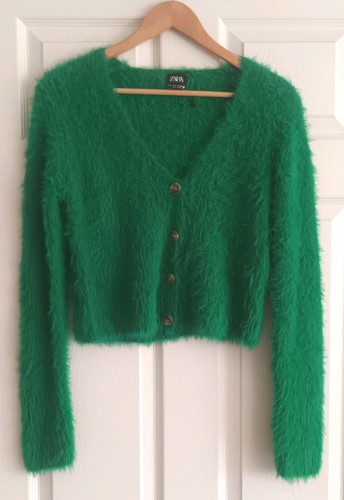 Ladies zara green - ladies, fuzzy