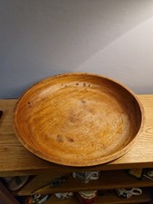 Vintage Wooden Fruit Bowl. Repaired.